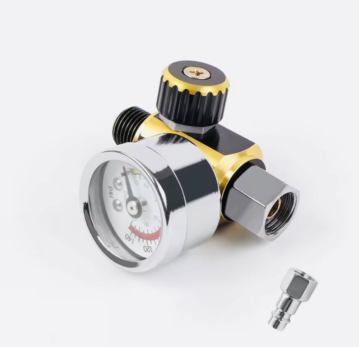 регулятор тиску повітря манометр для пульвелізатора покрасочного