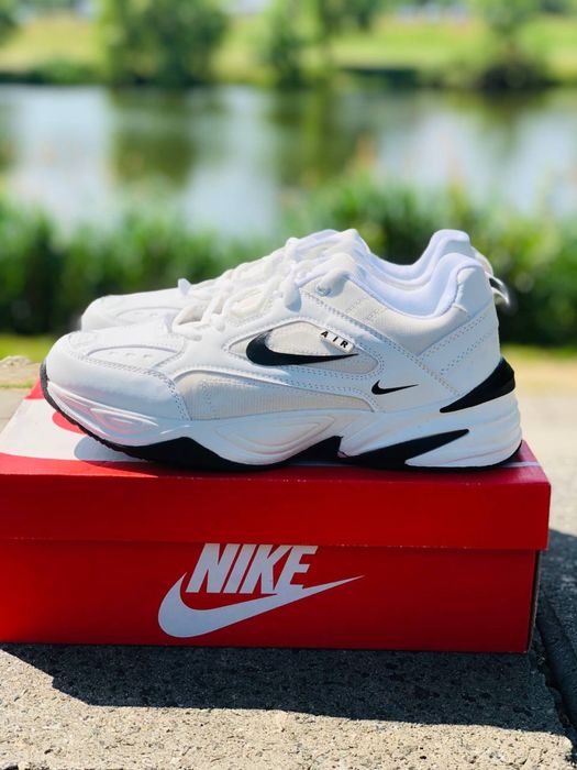 Nike M2K Tekno Monarch white black кроссовки мужские найк монарх