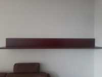 Półka fornir drewniany, długość 200 cm, kolor brąz