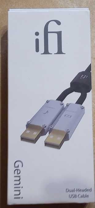 IFI Regener/purificador de sinal USB + cabo IFI USB 2.0 Gemini 1,5m