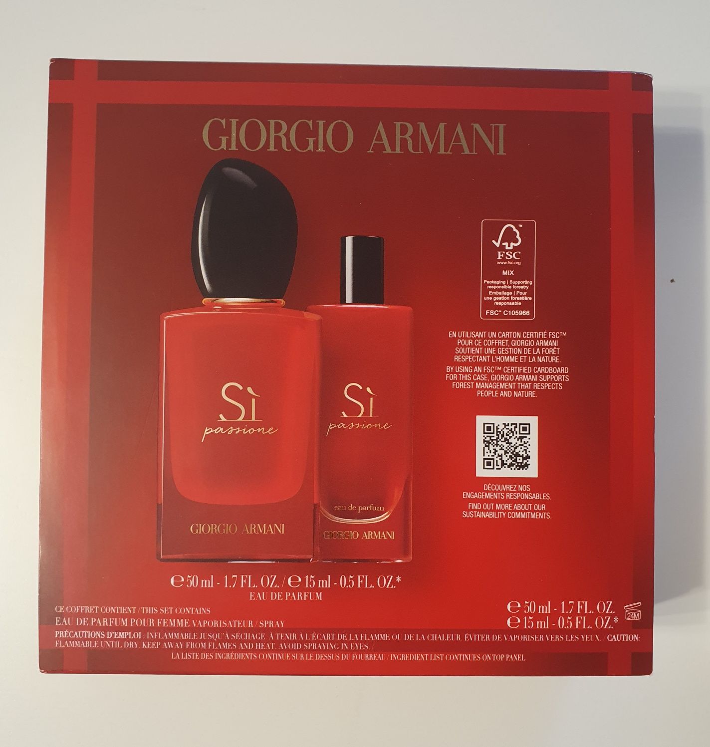 Zestaw perfum Giorgio Armani Si Passione