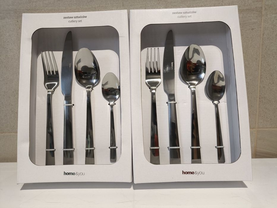 Komplet sztućców - srebrne home&you