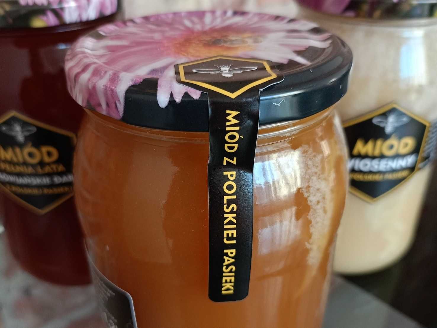 MIÓD z własnej pasieki SŁOWIAŃSKIE DARY nektarowo-spadziowy - WYSYŁKA