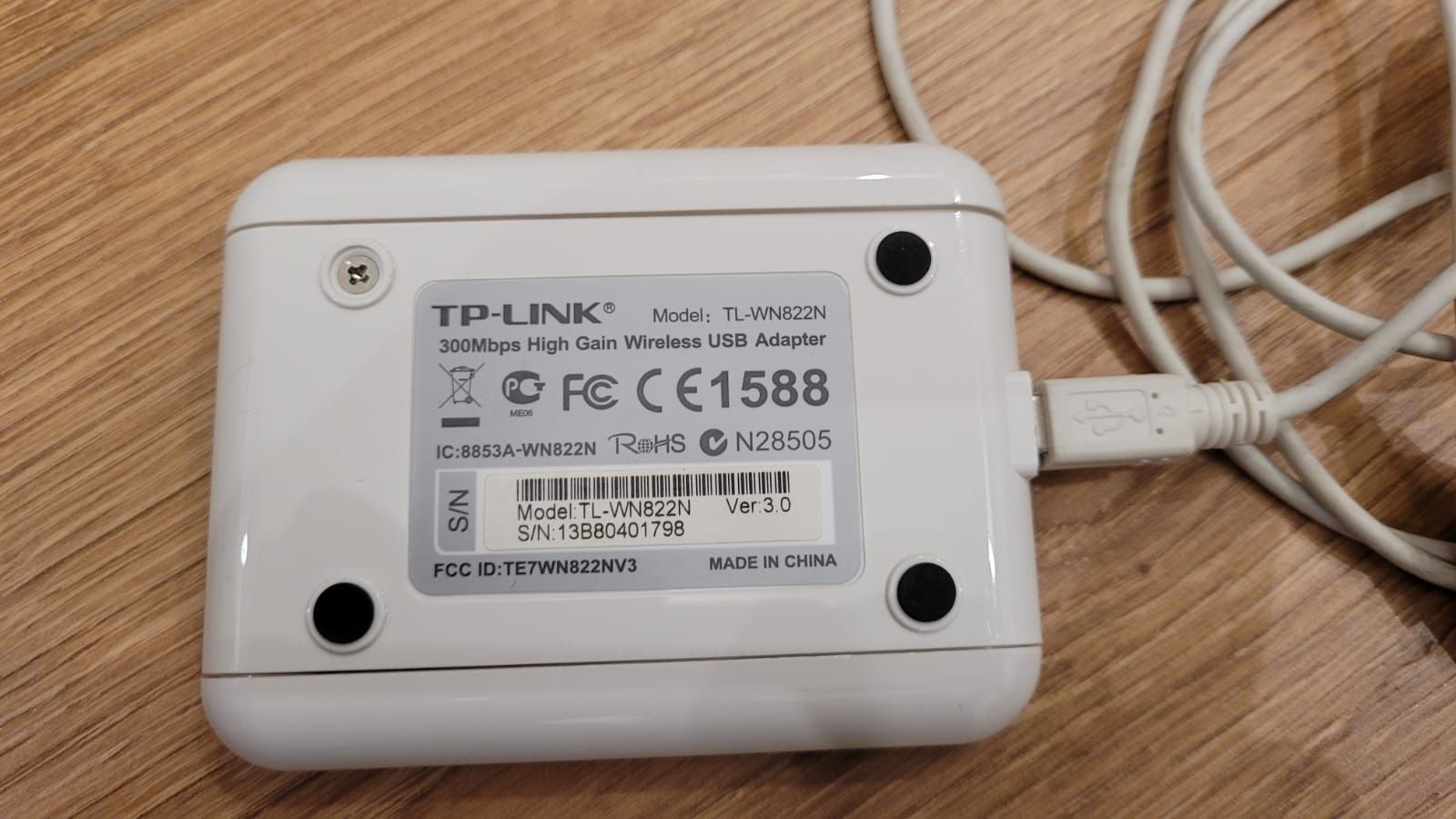 Karta sieciowa bezprzewodowa TP-LINK TL-WN822N na USB

TP-LINK TL-WN82