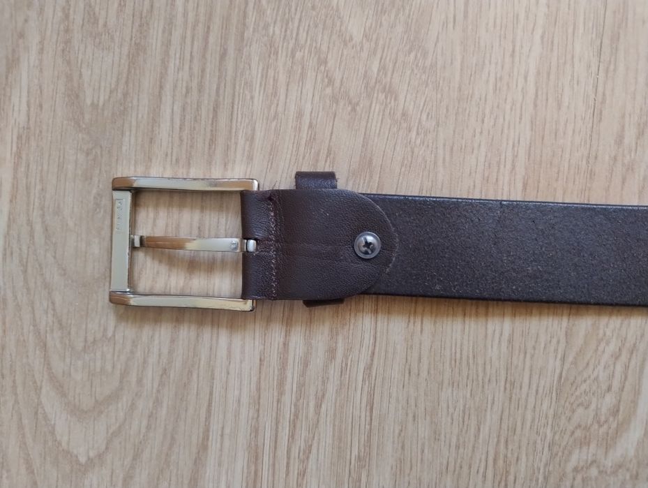 Pasek skórzany męski