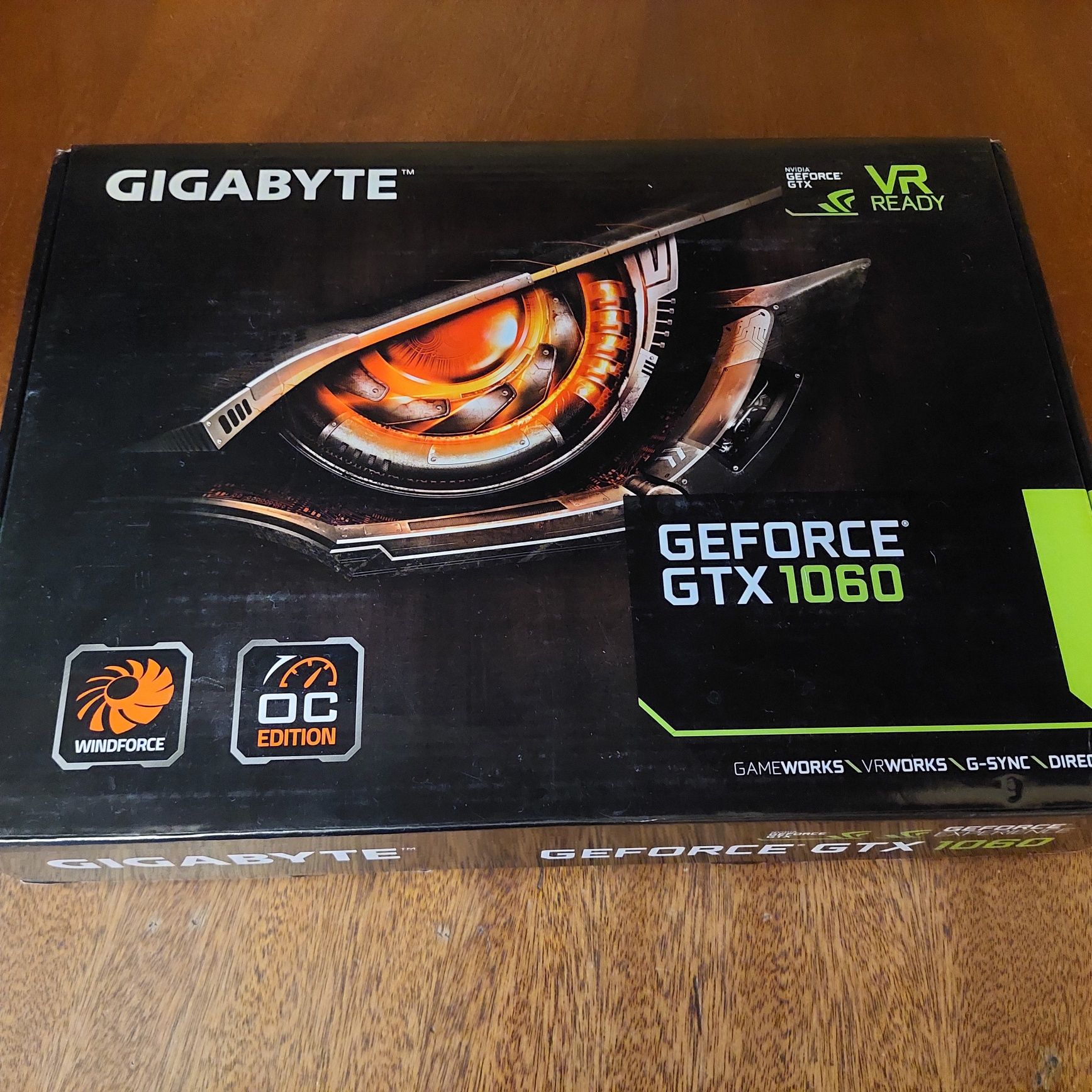 Видеокарта GeForce GTX 1060 3gb Gigabyte, идеальное состояние, игровая