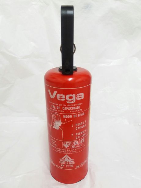 Mini extintor marca Vega (antigo)