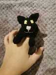 Boneco para colocar no dedo de gato feito à mão