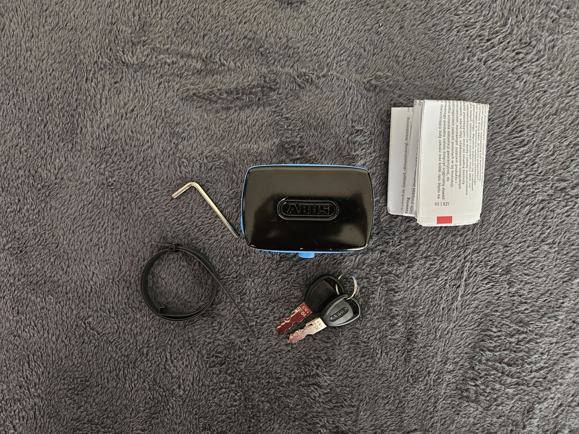 Skrzynka Alarmowa, alarm do motocykla, roweru. Abus Alarmbox