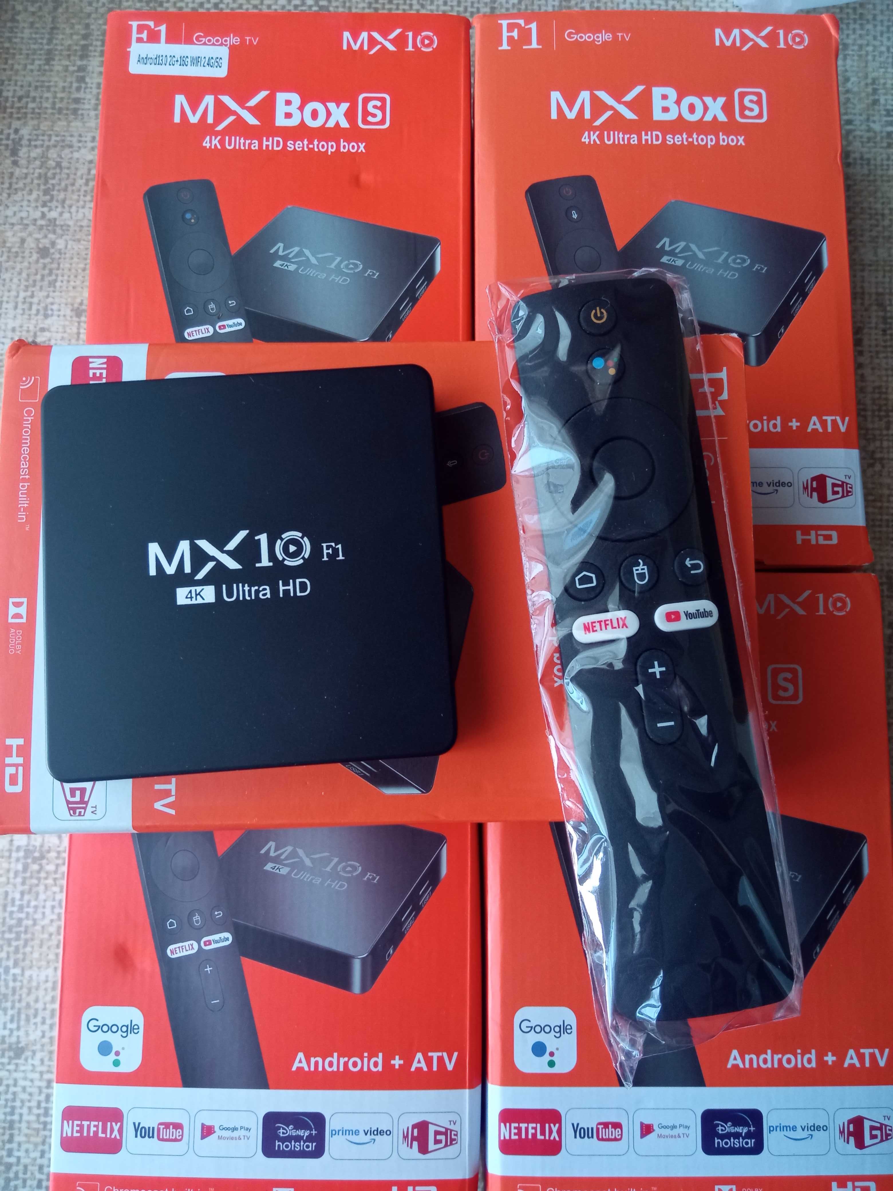 Cмарт приставка TV8 8K 4/64 Android 14 ATV SLIMBOX Пульт c голос