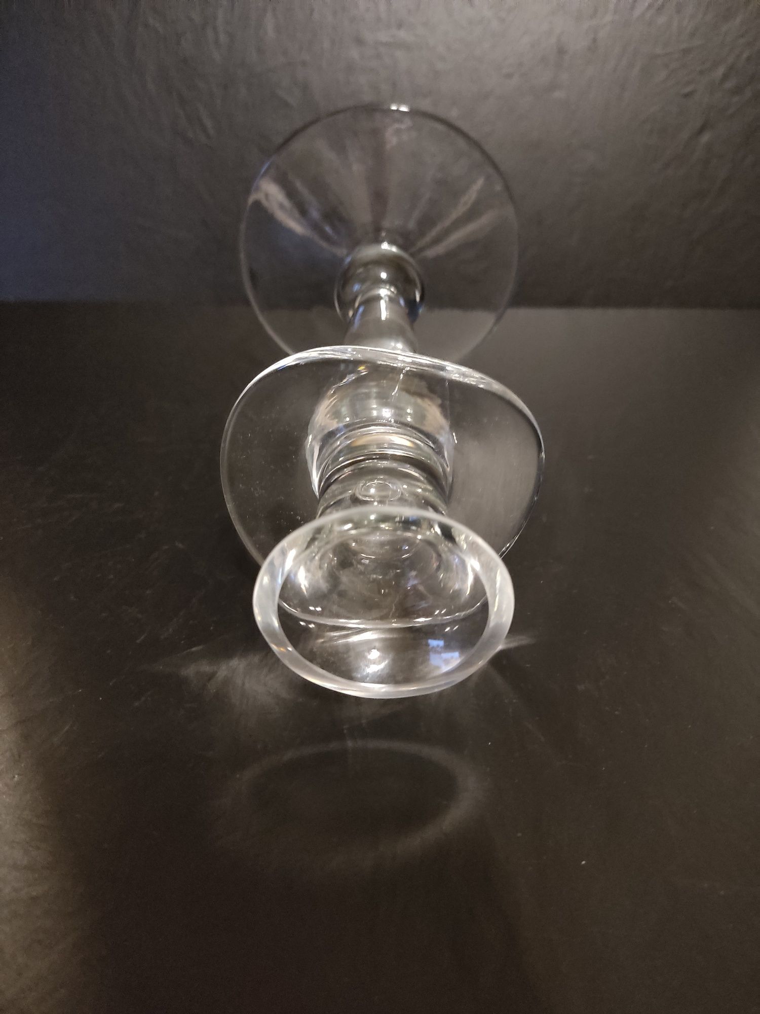 Świecznik vintage - szkło kryształowe