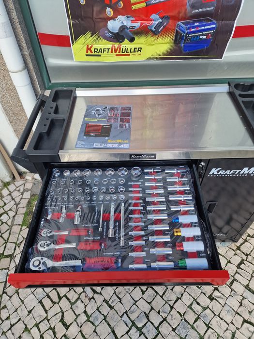 Carinho De ferramenta de 7 gavetas completas novo