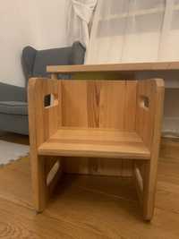 Krzesełko montessori CUBE CHAIR dziecięce drewno