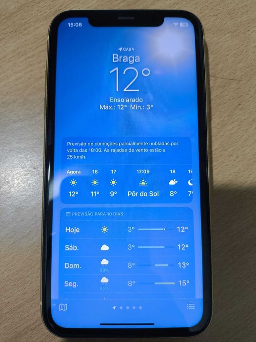 iPhone 11 128GB Amarelo em perfeito estado