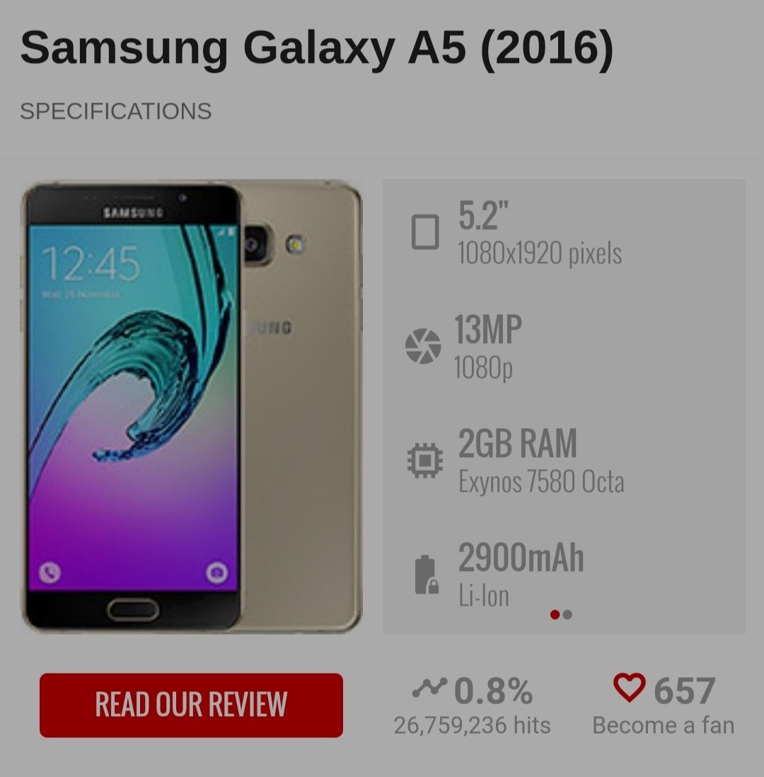 Samsung Galaxy A5 2016