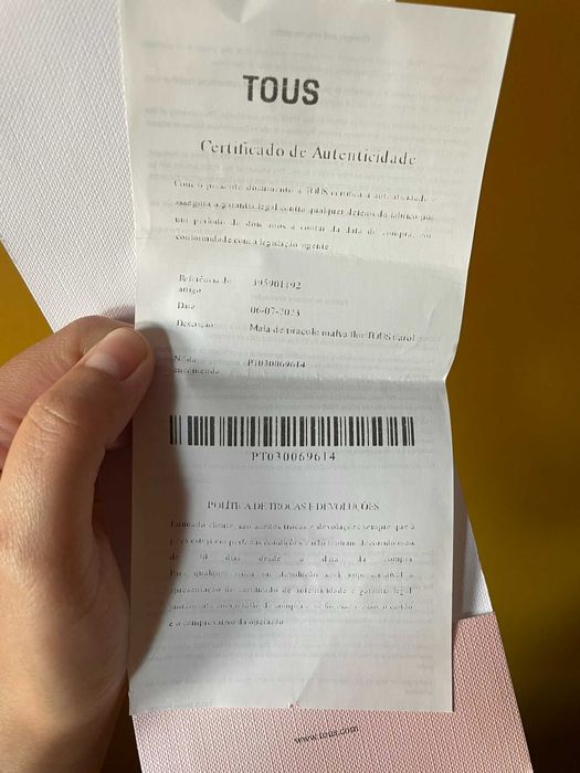 Carteira Tous como nova