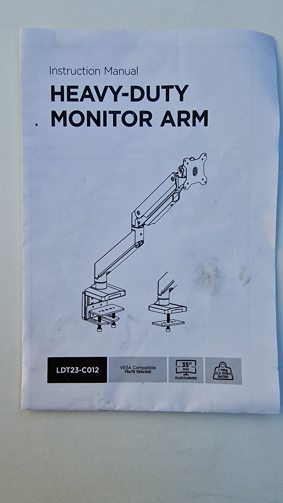 Uchwyt na monitor do biurka