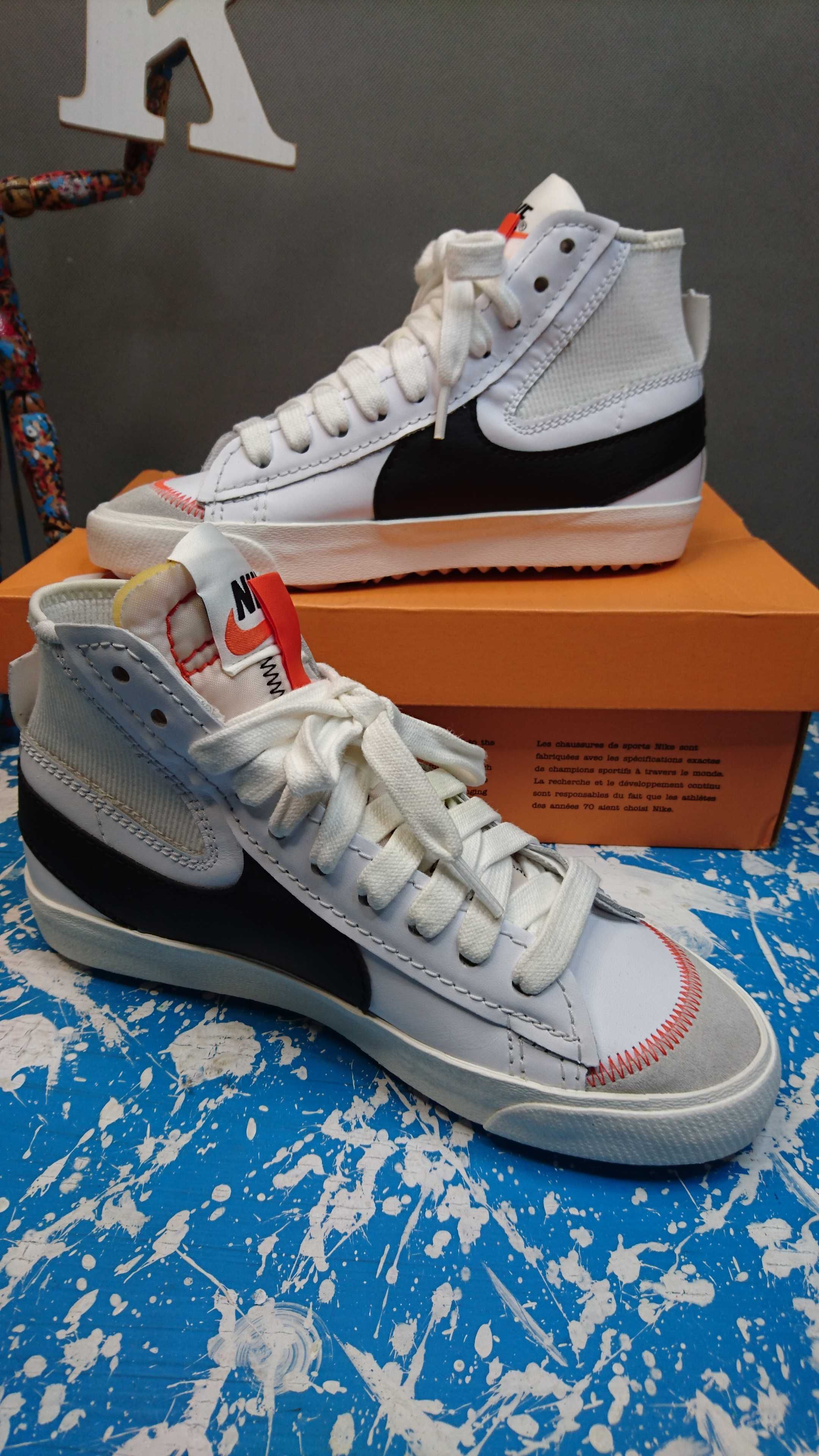 Buty Nike Blazer Mid 77 Jumbo White Black R.41