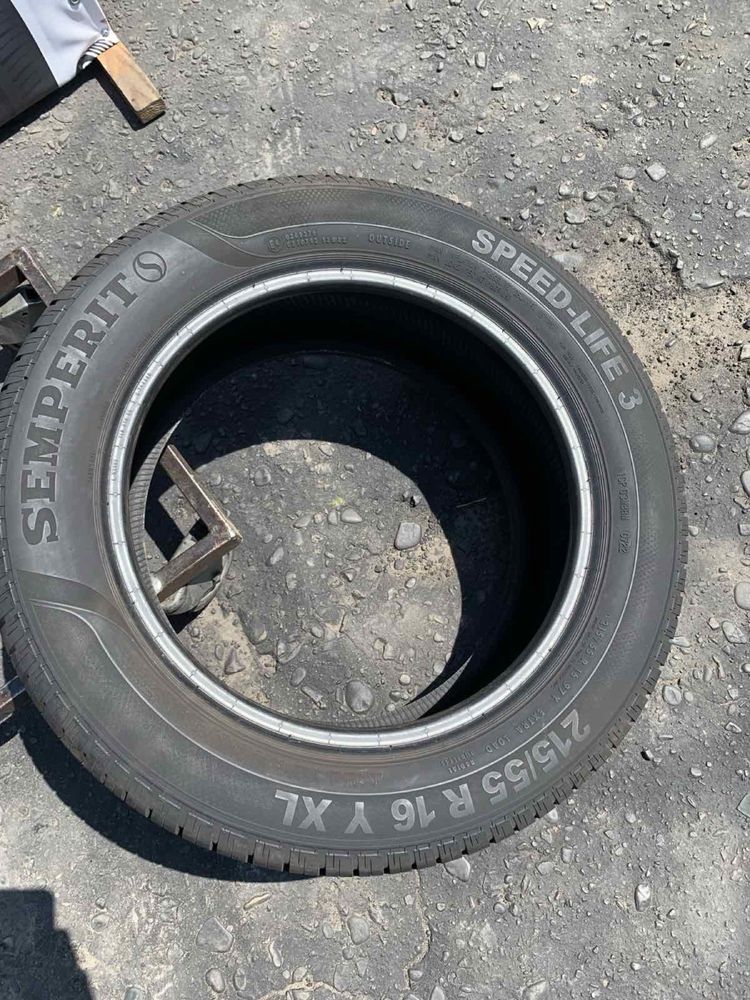 Шини 215/55 R16 пара Semperit 2022p літо 7,6мм