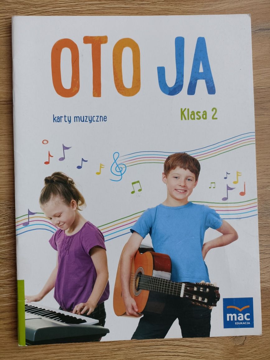 Karty muzyczne klasa 2 OTO JA