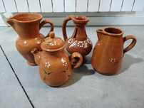 jarras de barro vidrado