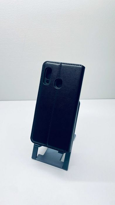 Etui z klapką do Samsung A20e Z Funkcją Portfela czarny