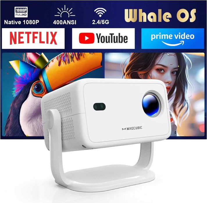 Projektor Magcubic L018 Android TV Natywne 1080p Full HD Rzutnik Smart