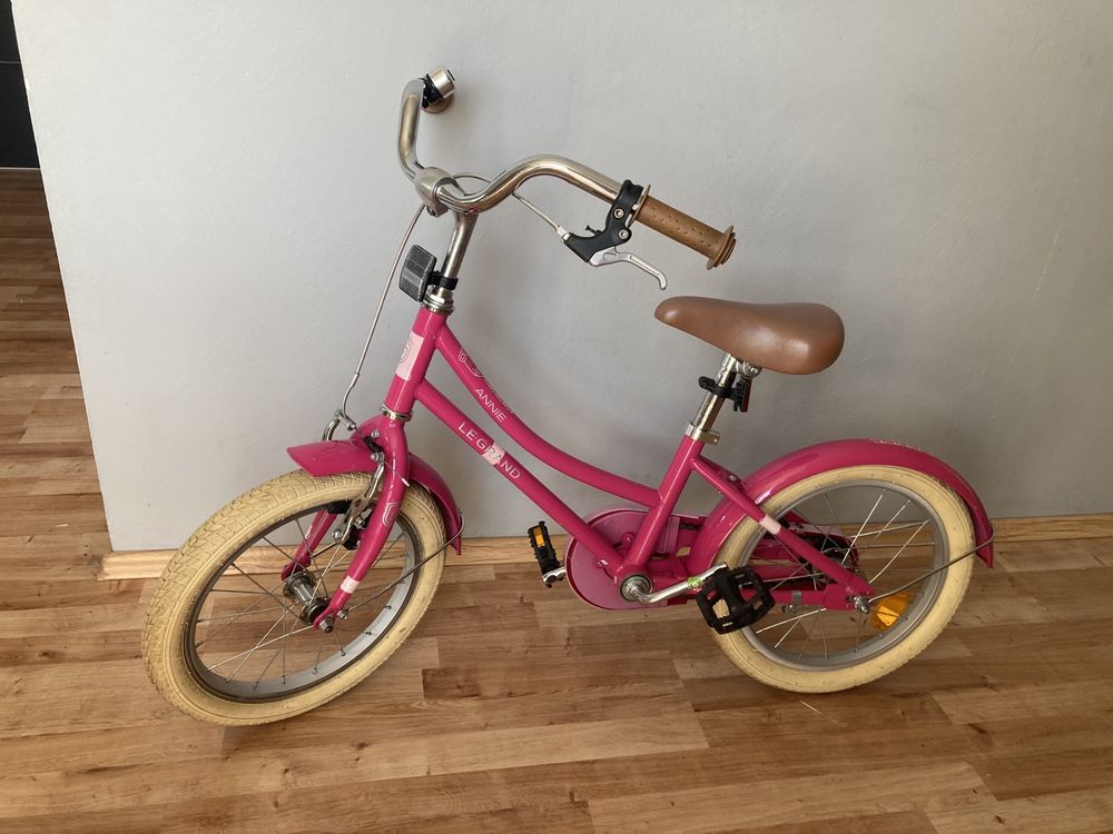 Le grand annie 16 kross rozowy rower miejski dla dziewczynki