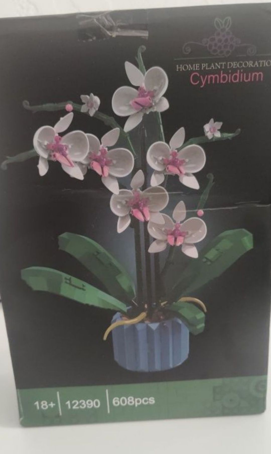 Nowe klocki bukiet kwiatów XXL orchidea Kompatybilne z Lego