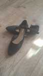 Buty damskie, baleriny, retro, Moshulu, skóra naturalna, rozmiar 40