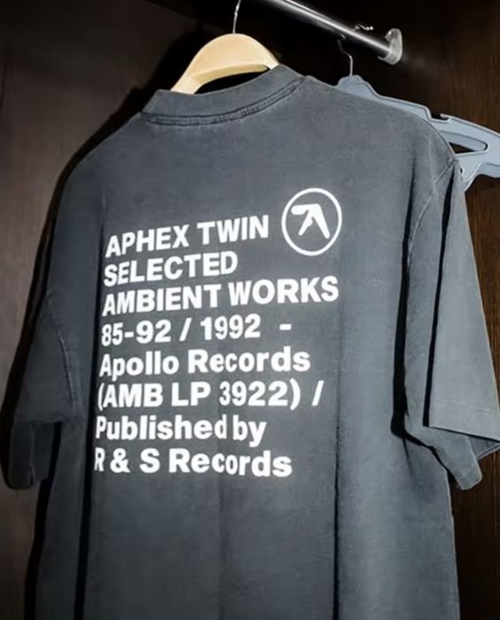 Koszulka czarna, aphex twin