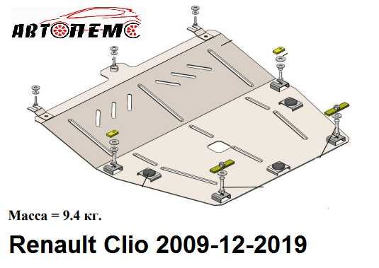 Захист двигуна Renault Duste Renault Captur Renault 19 Clio Dokker