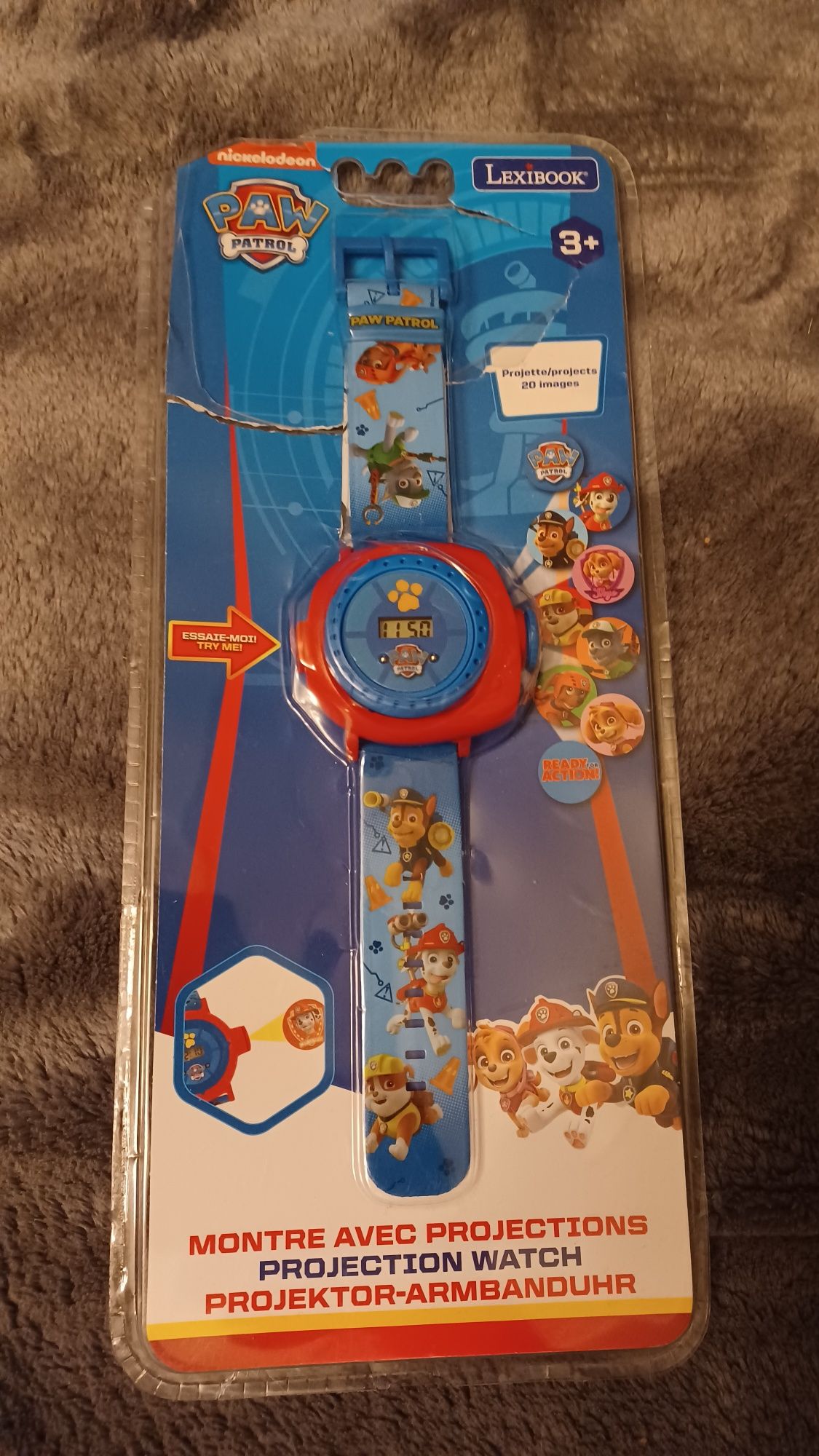 Zegarek dla dzieci z projektorem Psi Patrol - Paw Patrol