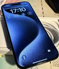IPhone 15 Pro Max Titânio Azul - Igual NOVO