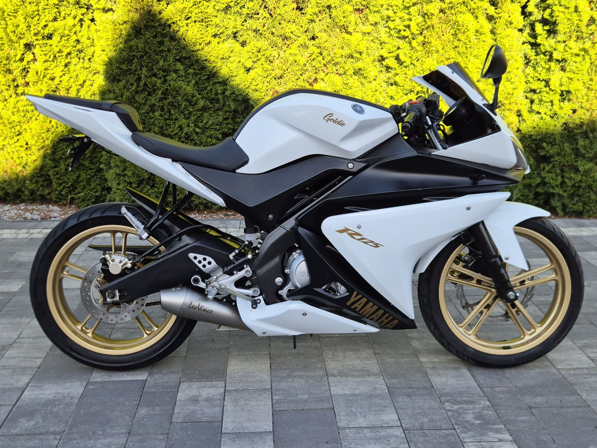 Yamaha YZF R 125 GOLD Leo Vince Mega Zadbana Kat b a1