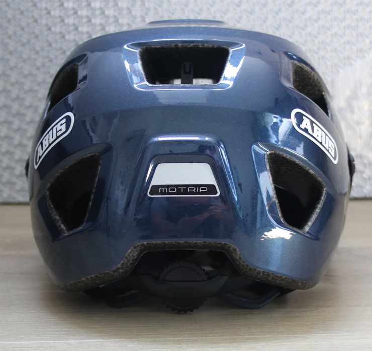 Kask rowerowy ABUS MoTrip r. 51-55 cm niebieski