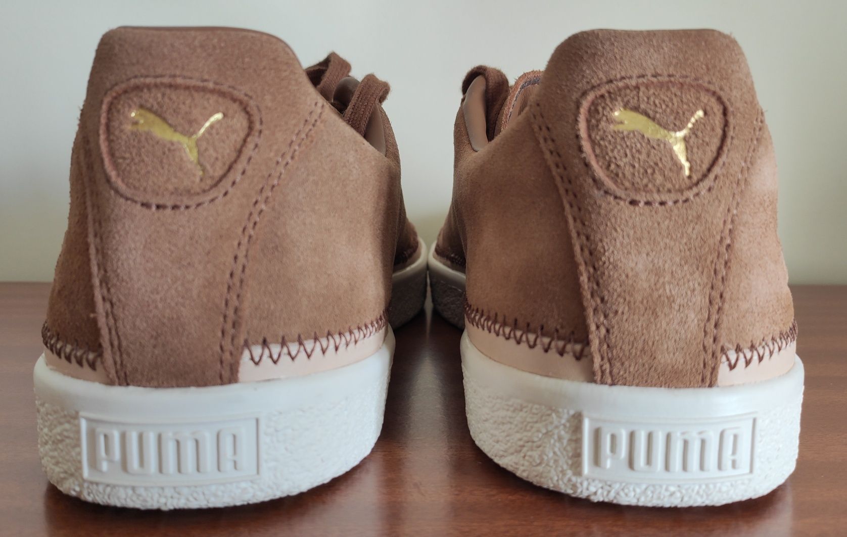 Sapatilhas Puma Suede Trim Premium - Camel