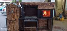 Piec do pizza grill  wedzarka 3w1
