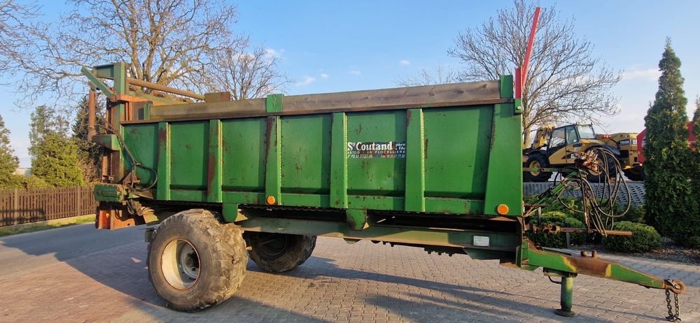 Metal Fach COUTAND Fortschritt 10 ton Klapa Import Oryginał  Rozrzutnik obornika używany