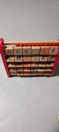 jogos de madeira para aprender a contar ler...