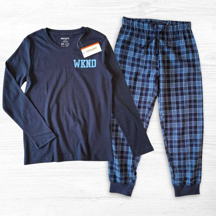 Піжама трикотаж фланель для хлопчика підлітка