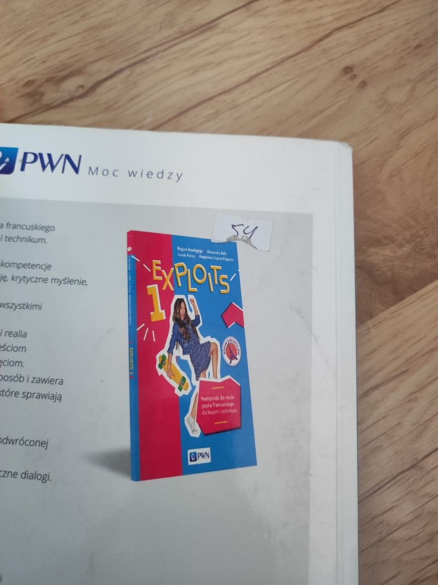 Exploits 1 Podręcznik do języka francuskiego
