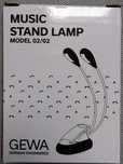 GEWA lampka na pulpit model 02/02 - GEWA Music Stand Lamp Model 02/02
