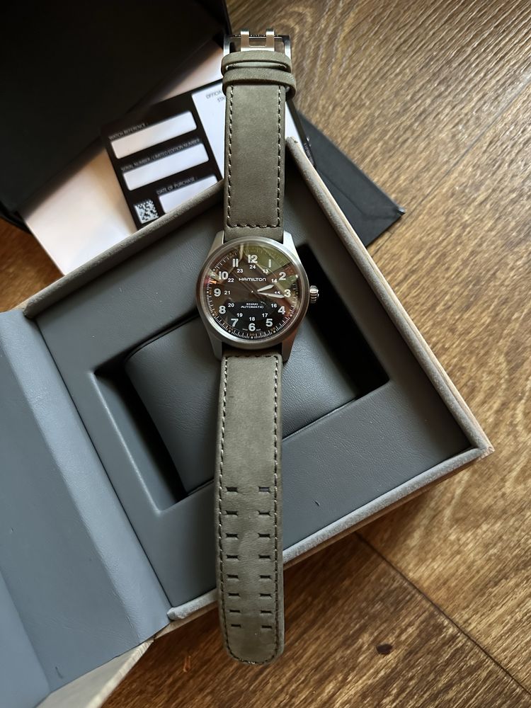Новий годинник Hamilton H70205830 Khaki Field Titanium Automatic