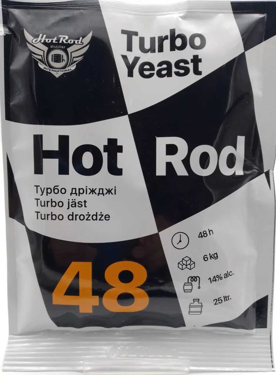 Турбо дрожжи Hot Rod 48 для сахарных браг