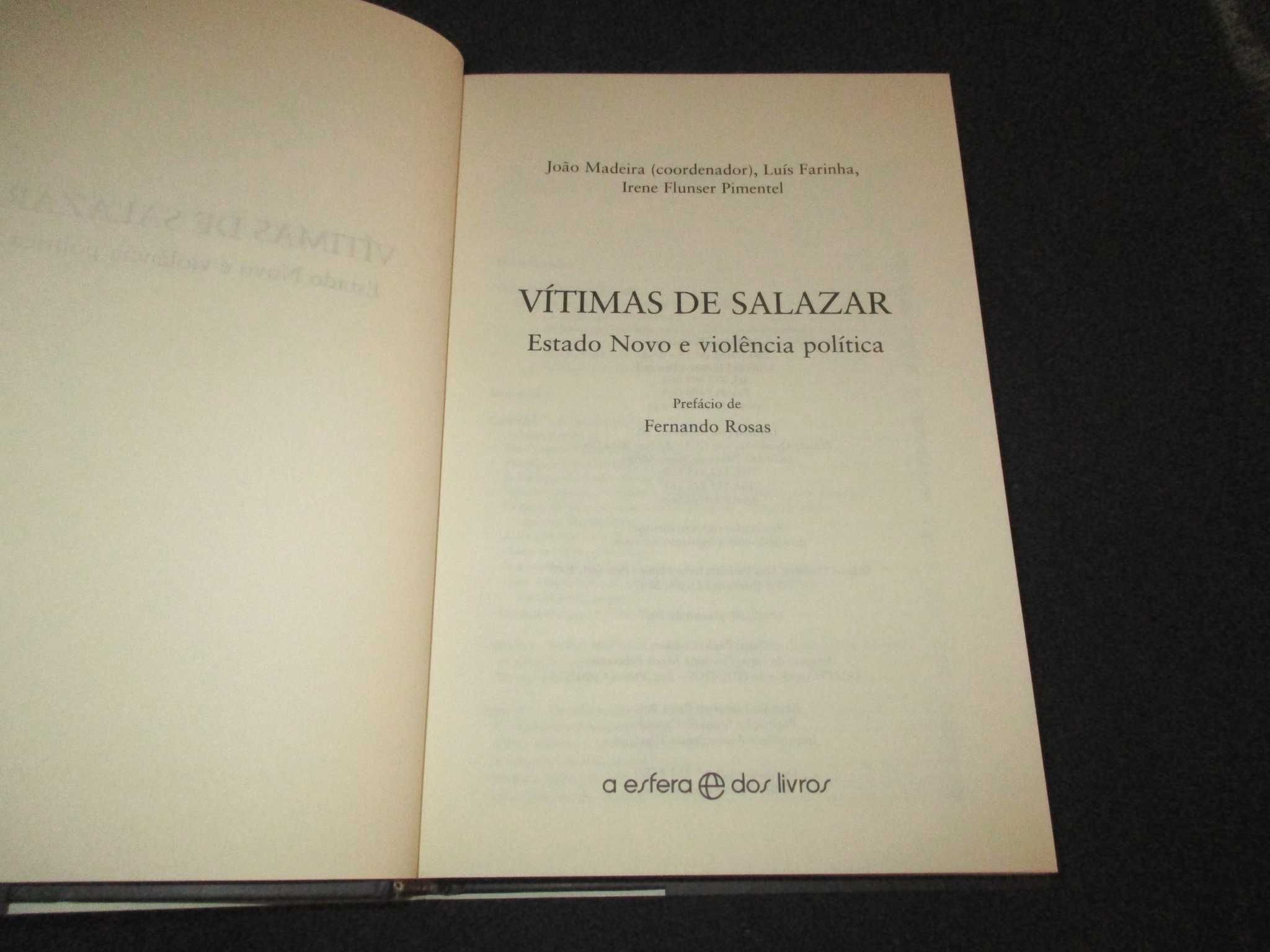 Livro Vítimas de Salazar Estado Novo e Violência Política