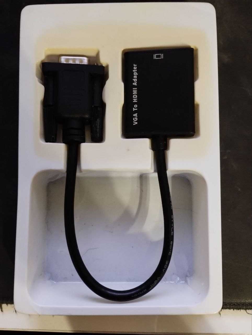 Адаптер-перехідник  VGA to HDMI with Audio