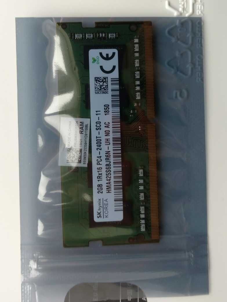 ОЗУ SODIMM 2400 DDR4 2GB Hynix