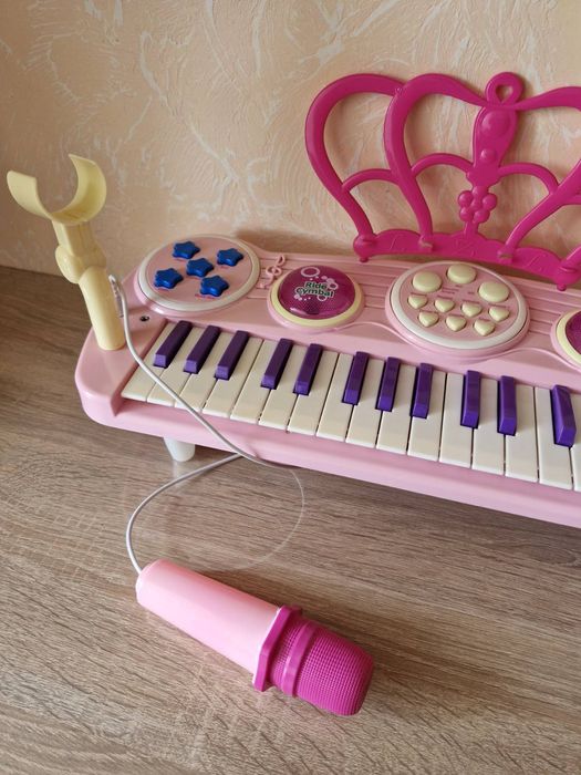 Синтезатор пианино детский с микрофоном