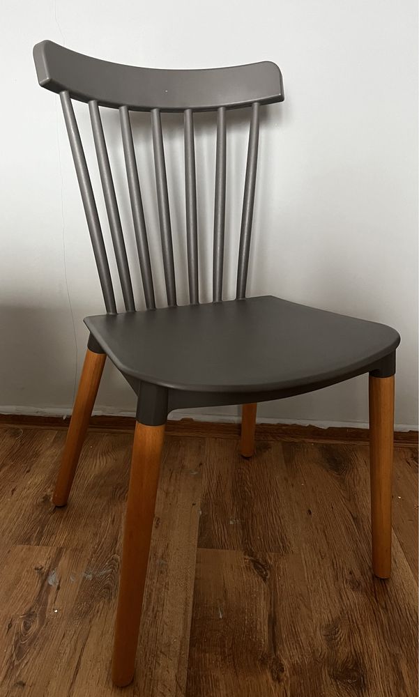 Krzesło plastik drewno Agata-Meble! Super